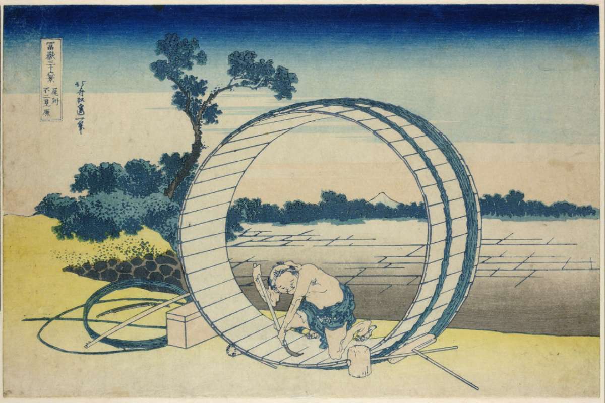 Hokusai at the British Museum with Alfred Haft